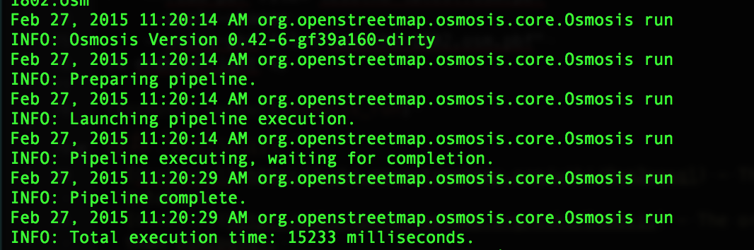 osmosis output
