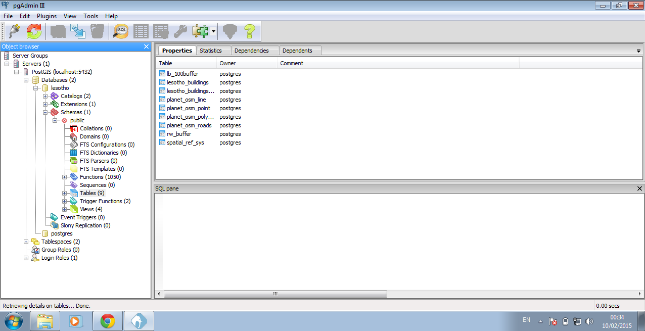 restore db