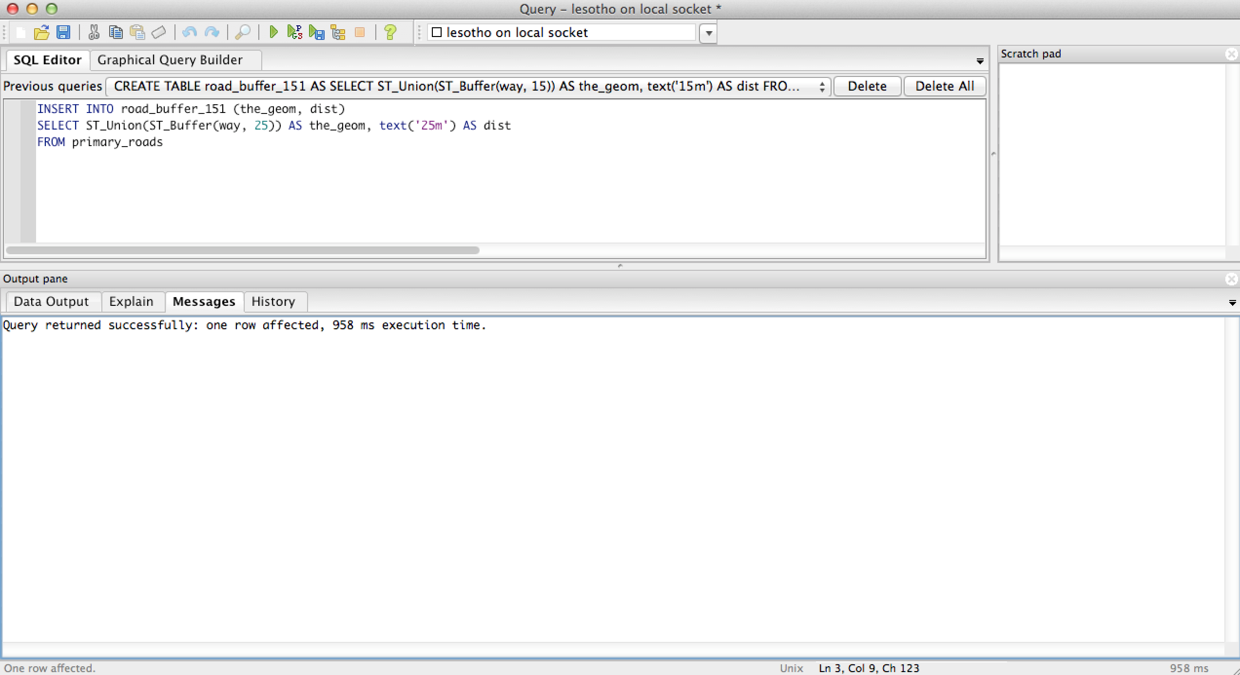 sqlwindow